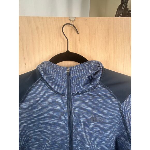 REI Women’s Blue Hooded Zip-Up Active Jacket Small Athletic Stretch - Picture 9 of 10